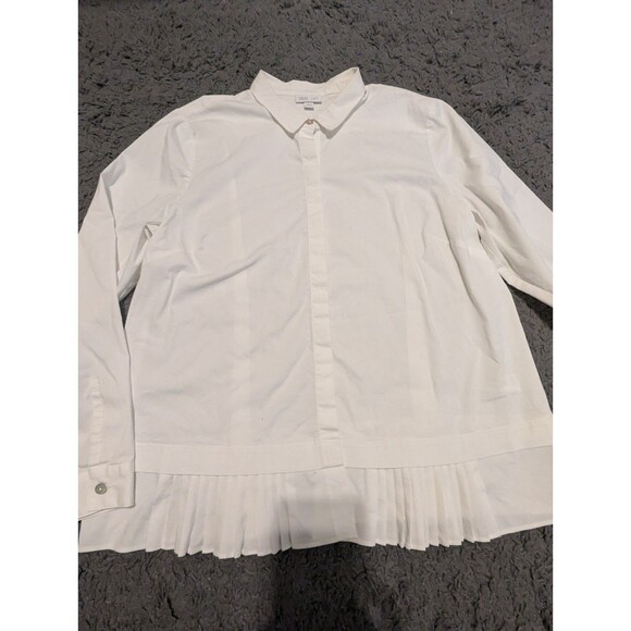 J. Jill NWT White Shirt Collection - Long Sleeve Button-up - Size Large - Picture 9 of 13